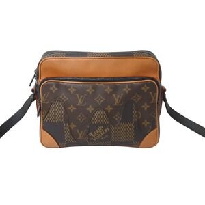 Louis Vuitton Damier NIGO Shoulder Bag Nile Giant Messenger Brown